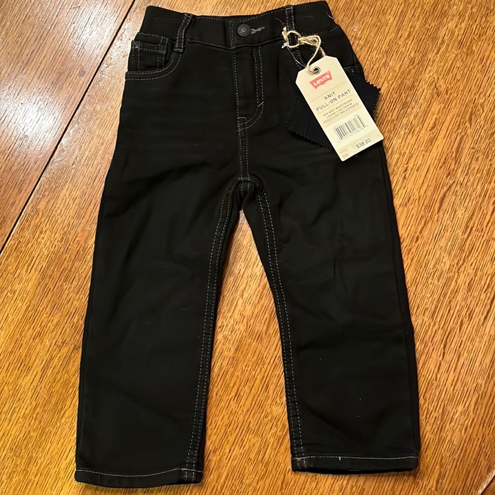 NWT Levi’s jeans knit pull-on pant cotton and stretch 24m month